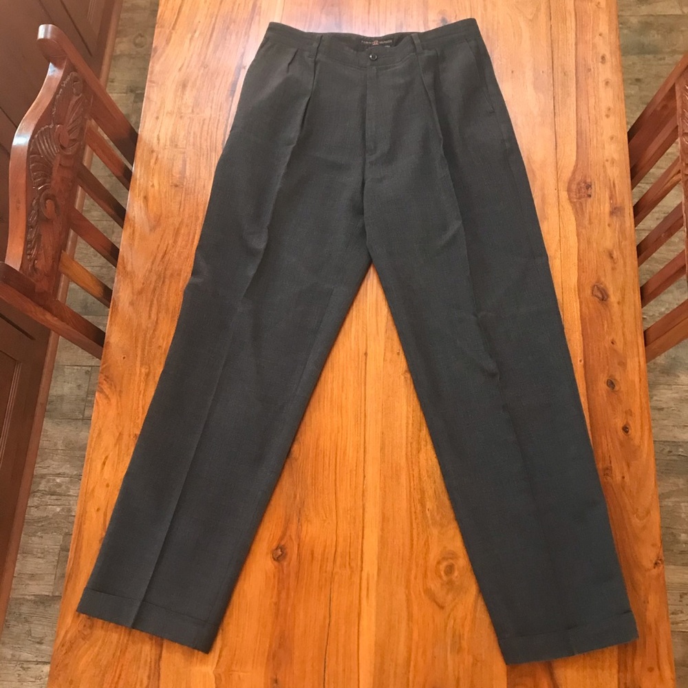 Tommy Hilfiger 100% Wool Dress Pants Size 34 x 32